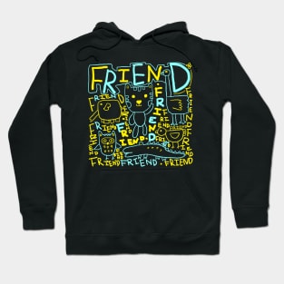 animal friend Hoodie